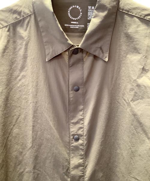 山と道（ヤマトミチ）山と道 (ヤマトミチ) トレッキングウェア(シャツ) カーキ サイズ:Lの古着・服飾アイテム