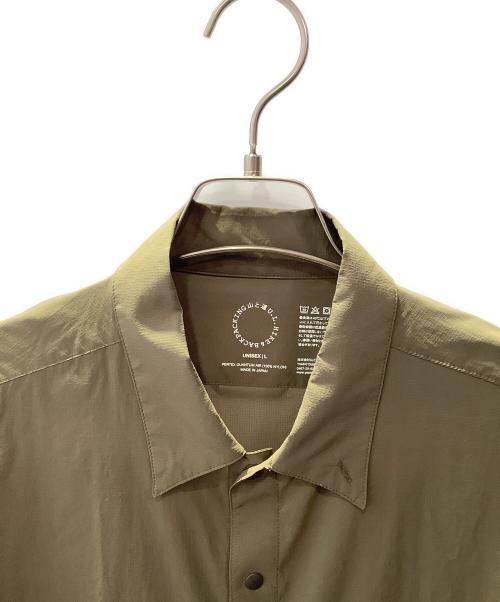 山と道（ヤマトミチ）山と道 (ヤマトミチ) トレッキングウェア(シャツ) カーキ サイズ:Lの古着・服飾アイテム