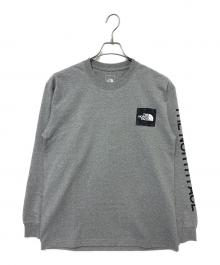 THE NORTH FACE（ザ ノース フェイス）の古着「L/S SLEEVE GRAPHIC TEE」｜グレー