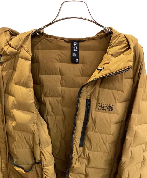 MOUNTAIN HARD WEAR（マウンテンハードウェア）MOUNTAIN HARD WEAR (マウンテンハードウェア) ストレッチダウンフフーディ カーキ サイズ:Mの古着・服飾アイテム