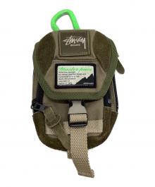 stussy×master-piece（ステューシー×マスターピース）の古着「ウエストポーチ」｜オリーブ