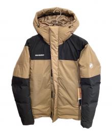 MAMMUT（マムート）の古着「アイスフォールソフトシェル サーモフーデッド ジャケット」｜ブラウンxブラック