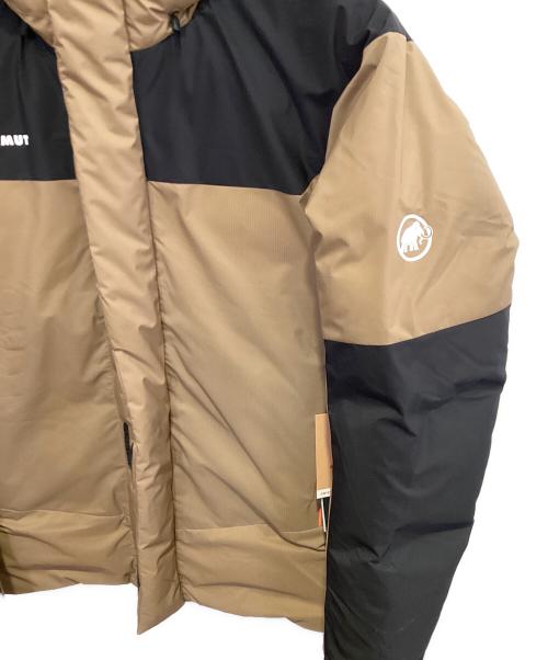 MAMMUT（マムート）MAMMUT (マムート) アイスフォールソフトシェル サーモフーデッド ジャケット ブラウンxブラック サイズ:USA　Mの古着・服飾アイテム