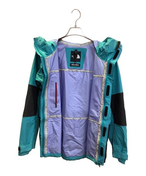 THE NORTH FACE（ザ ノース フェイス）THE NORTH FACE (ザ ノース フェイス) BEAMS (ビームス) エクスペディション パーカ グリーンxブラック サイズ:Ｍの古着・服飾アイテム