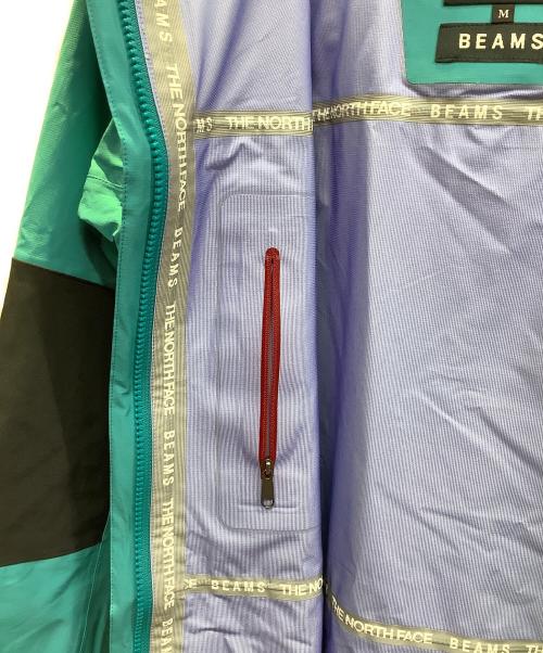 THE NORTH FACE（ザ ノース フェイス）THE NORTH FACE (ザ ノース フェイス) BEAMS (ビームス) エクスペディション パーカ グリーンxブラック サイズ:Ｍの古着・服飾アイテム