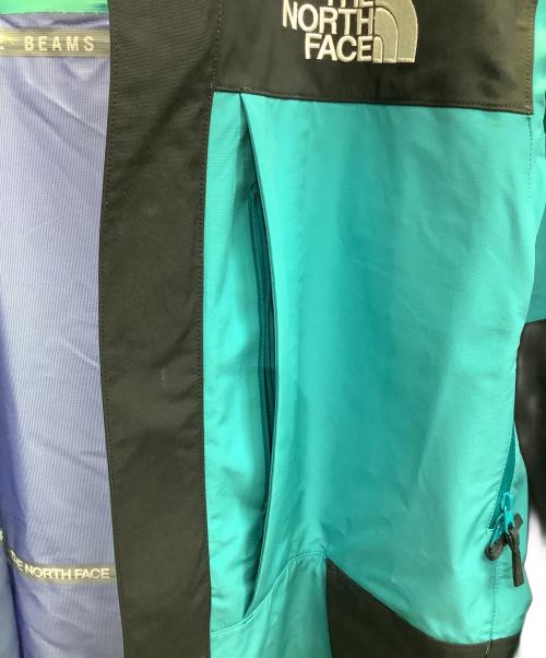 THE NORTH FACE（ザ ノース フェイス）THE NORTH FACE (ザ ノース フェイス) BEAMS (ビームス) エクスペディション パーカ グリーンxブラック サイズ:Ｍの古着・服飾アイテム