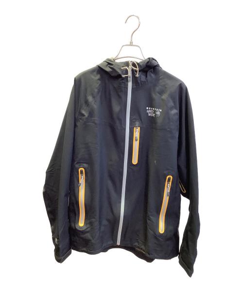 MOUNTAIN HARD WEAR（マウンテンハードウェア）MOUNTAIN HARD WEAR (マウンテンハードウェア) トレッキングウェア(ジャケット) 。ブラック サイズ:Lの古着・服飾アイテム