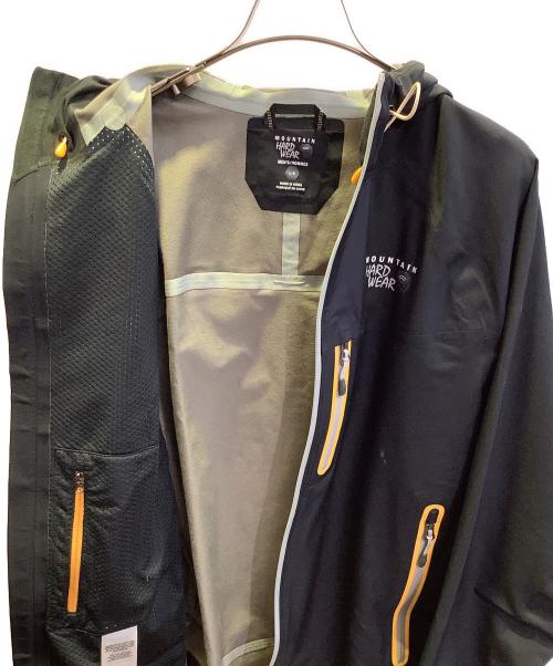 MOUNTAIN HARD WEAR（マウンテンハードウェア）MOUNTAIN HARD WEAR (マウンテンハードウェア) トレッキングウェア(ジャケット) 。ブラック サイズ:Lの古着・服飾アイテム