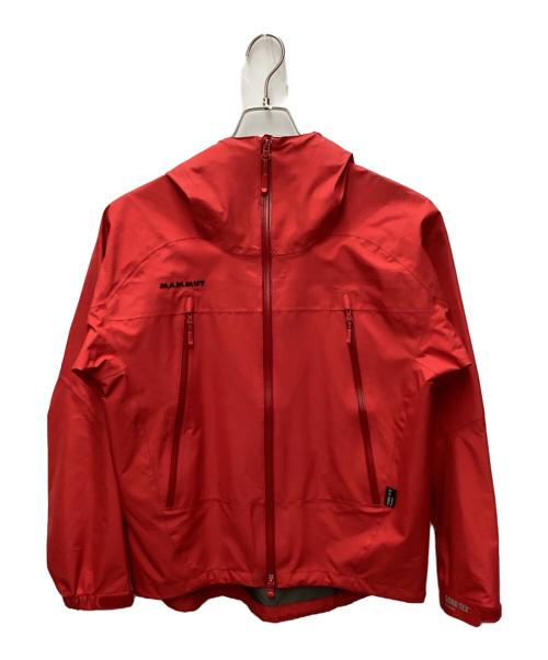 MAMMUT（マムート）MAMMUT (マムート) サンダーストームレインジャケット レッド サイズ:Sの古着・服飾アイテム