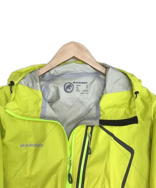 MAMMUT（マムート）MAMMUT (マムート) ドライテック フリーフライト ジャケット イエロー サイズ:Eu M  / USA M / Asia  L/ China 175/96Bの古着・服飾アイテム