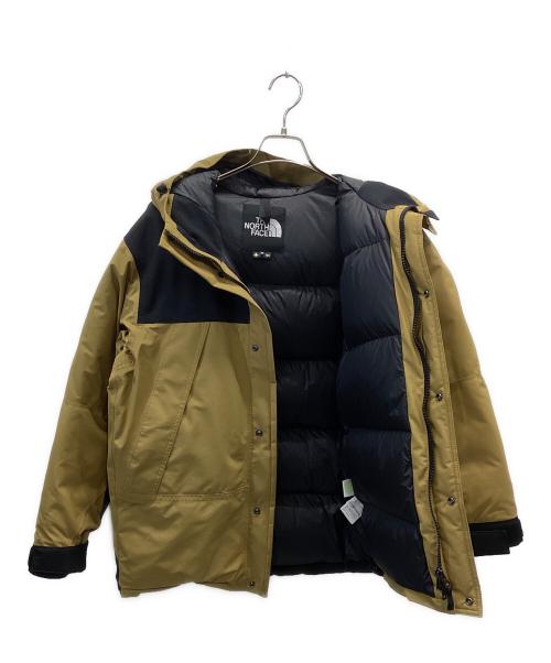 THE NORTH FACE（ザ ノース フェイス）THE NORTH FACE (ザ ノース フェイス) マウンテンダウンジャケット ベージュ×ブラック サイズ:Mの古着・服飾アイテム