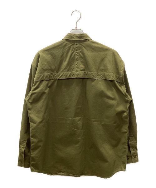 Snow peak（スノーピーク）Snow peak (スノーピーク) TAKIBIシャツジャケット オリーブ サイズ:L（US-M）の古着・服飾アイテム