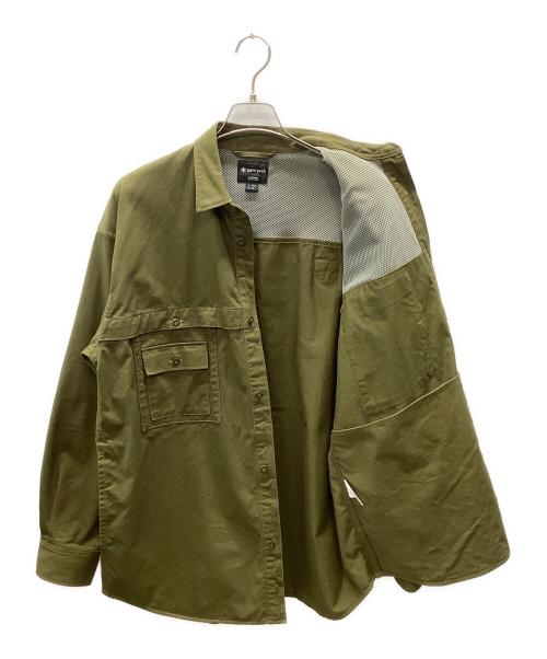 Snow peak（スノーピーク）Snow peak (スノーピーク) TAKIBIシャツジャケット オリーブ サイズ:L（US-M）の古着・服飾アイテム