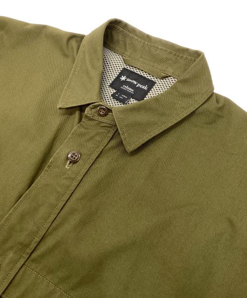Snow peak（スノーピーク）Snow peak (スノーピーク) TAKIBIシャツジャケット オリーブ サイズ:L（US-M）の古着・服飾アイテム