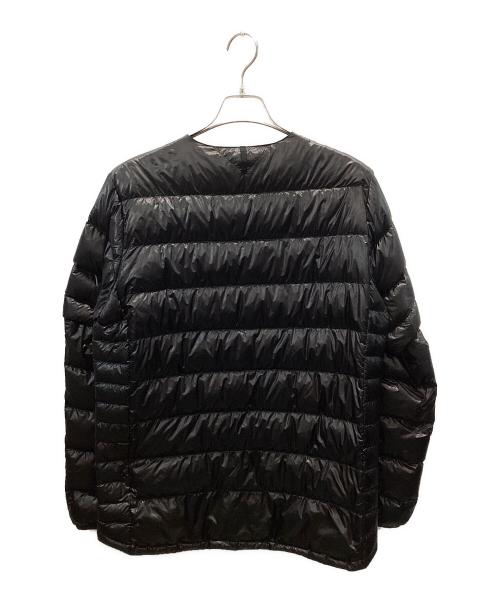 NANGA（ナンガ）NANGA (ナンガ) インナーダウン カーディガン デタッチャブルスリーブ ブラック サイズ:Ｌ（US-M/EU-M）の古着・服飾アイテム