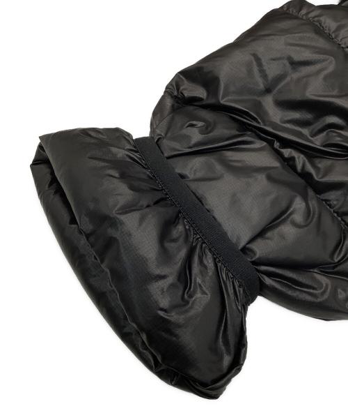 NANGA（ナンガ）NANGA (ナンガ) インナーダウン カーディガン デタッチャブルスリーブ ブラック サイズ:Ｌ（US-M/EU-M）の古着・服飾アイテム