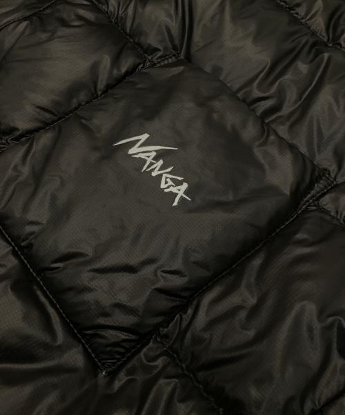 NANGA（ナンガ）NANGA (ナンガ) インナーダウン カーディガン デタッチャブルスリーブ ブラック サイズ:Ｌ（US-M/EU-M）の古着・服飾アイテム