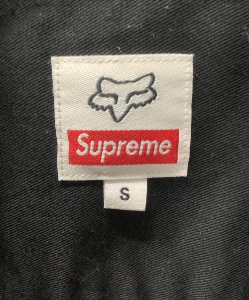 SUPREME（シュプリーム）SUPREME (シュプリーム) HONDA (ホンダ) Fox Racing Work Shirt（フォックス レーシング ワーク シャツ） ブラック サイズ:Sの古着・服飾アイテム