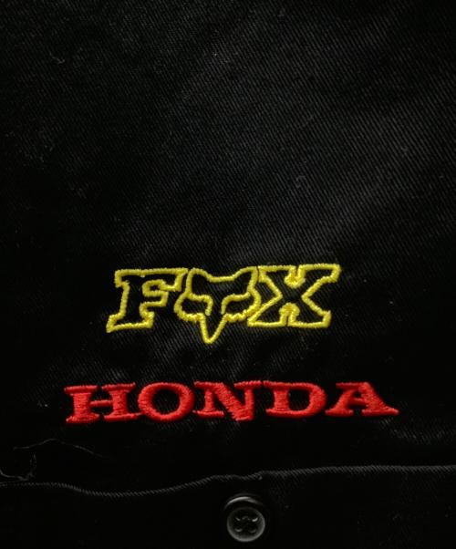 SUPREME（シュプリーム）SUPREME (シュプリーム) HONDA (ホンダ) Fox Racing Work Shirt（フォックス レーシング ワーク シャツ） ブラック サイズ:Sの古着・服飾アイテム