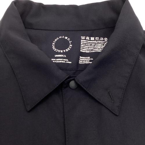 山と道（ヤマトミチ）山と道 (ヤマトミチ) メリノシャツ ネイビー サイズ:Lの古着・服飾アイテム