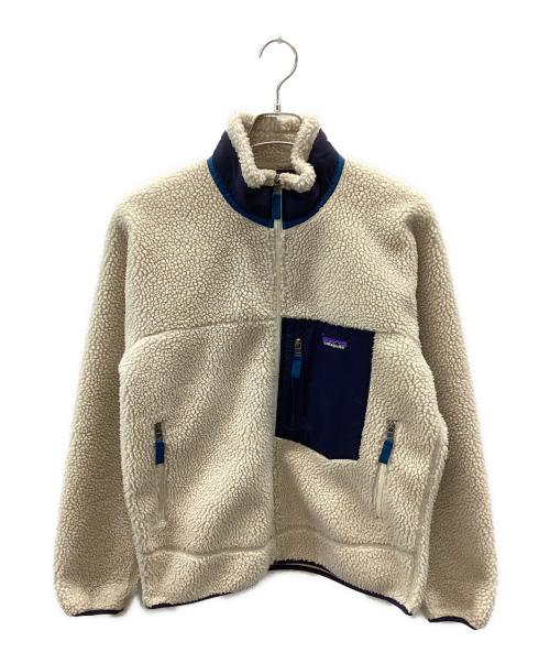 Patagonia（パタゴニア）Patagonia (パタゴニア) クラシックレトロXジャケット ベージュ×ブルー サイズ:Mの古着・服飾アイテム