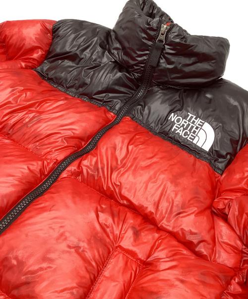 THE NORTH FACE（ザ ノース フェイス）THE NORTH FACE (ザ ノース フェイス) ヌプシダウン レッド×ブラック サイズ:Sの古着・服飾アイテム
