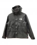 THE NORTH FACE×SUPREMEザ ノース フェイス×シュプリーム）の古着「18AW Leather Mountain Parka」｜ブラック