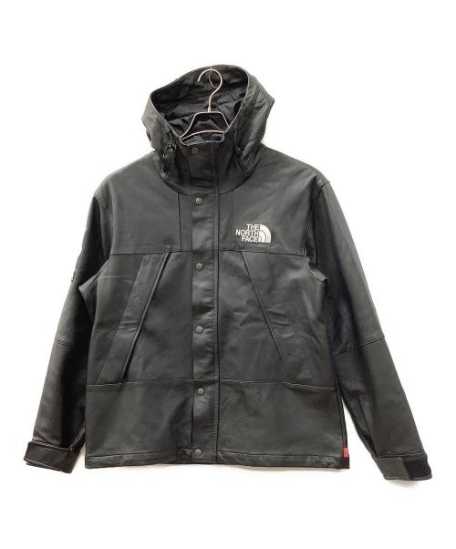 THE NORTH FACE（ザ ノース フェイス）THE NORTH FACE (ザ ノース フェイス) SUPREME (シュプリーム) 18AW Leather Mountain Parka ブラック サイズ:Mの古着・服飾アイテム