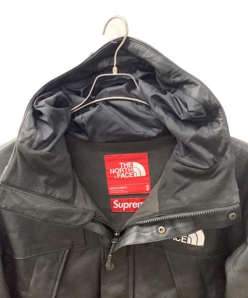 THE NORTH FACE（ザ ノース フェイス）THE NORTH FACE (ザ ノース フェイス) SUPREME (シュプリーム) 18AW Leather Mountain Parka ブラック サイズ:Mの古着・服飾アイテム
