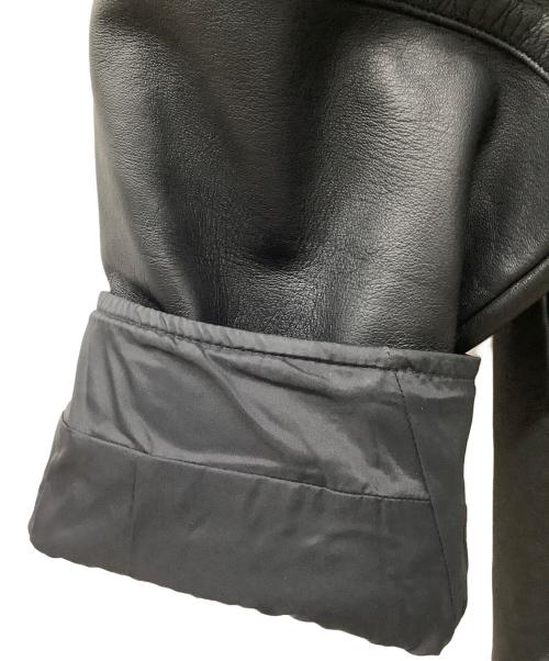 THE NORTH FACE（ザ ノース フェイス）THE NORTH FACE (ザ ノース フェイス) SUPREME (シュプリーム) 18AW Leather Mountain Parka ブラック サイズ:Mの古着・服飾アイテム