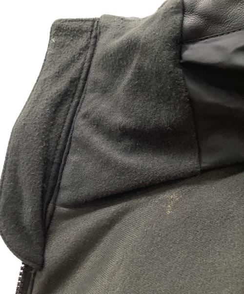 THE NORTH FACE（ザ ノース フェイス）THE NORTH FACE (ザ ノース フェイス) SUPREME (シュプリーム) 18AW Leather Mountain Parka ブラック サイズ:Mの古着・服飾アイテム