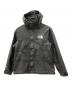 THE NORTH FACE（ザ ノース フェイス）の古着「18AW Leather Mountain Parka」｜ブラック