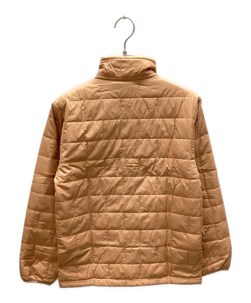 Patagonia（パタゴニア）Patagonia (パタゴニア) キッズ・ナノ・パフ・ブリック・キルト・ジャケット ベージュ サイズ:XL 14 未使用品の古着・服飾アイテム