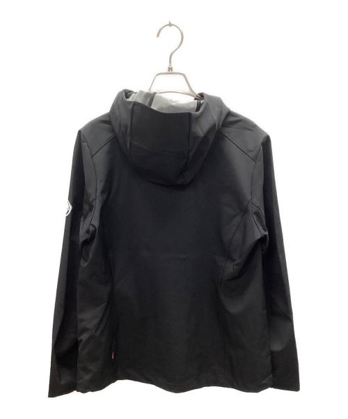 MAMMUT（マムート）MAMMUT (マムート) ファーナウ ソフトシェル フーデッド ジャケット ブラック サイズ:Lの古着・服飾アイテム