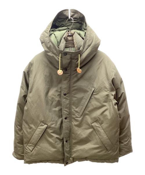 THE NORTHFACE PURPLELABEL（ザ・ノースフェイス パープルレーベル）THE NORTHFACE PURPLELABEL (ザ・ノースフェイス パープルレーベル) Double Peak Short Down Parka オリーブ サイズ:Lの古着・服飾アイテム