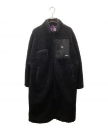 THE NORTHFACE PURPLELABEL（ザ・ノースフェイス パープルレーベル）の古着「Wool Boa Fleece Coat」｜ブラック