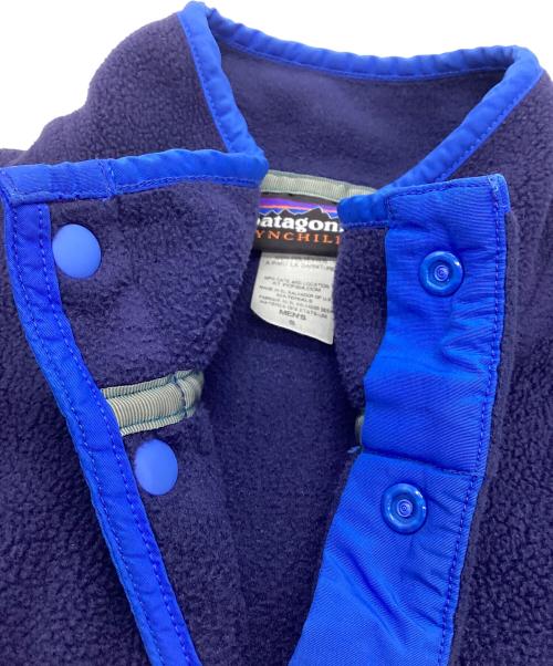 Patagonia（パタゴニア）Patagonia (パタゴニア) シンチラスナップT ベージュ×ネイビー サイズ:Sの古着・服飾アイテム