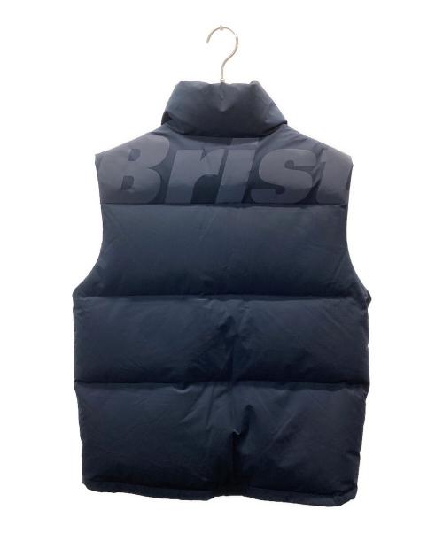 Bristol（ブリストル）Bristol (ブリストル) リバーシブルダウンベスト ネイビー×ホワイト サイズ:Lの古着・服飾アイテム