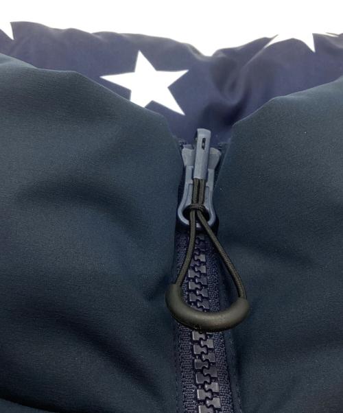 Bristol（ブリストル）Bristol (ブリストル) リバーシブルダウンベスト ネイビー×ホワイト サイズ:Lの古着・服飾アイテム