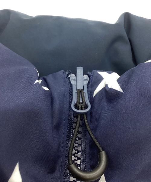 Bristol（ブリストル）Bristol (ブリストル) リバーシブルダウンベスト ネイビー×ホワイト サイズ:Lの古着・服飾アイテム