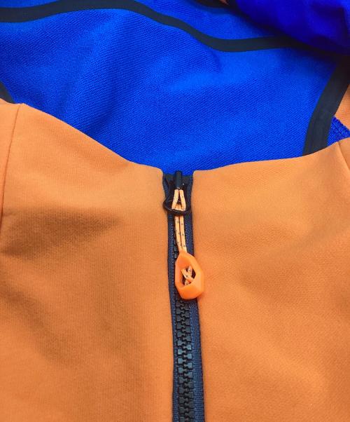 MAMMUT（マムート）MAMMUT (マムート) Eisfeld SO Hybrid Hooded Jacket ブルー×オレンジ サイズ:XLの古着・服飾アイテム