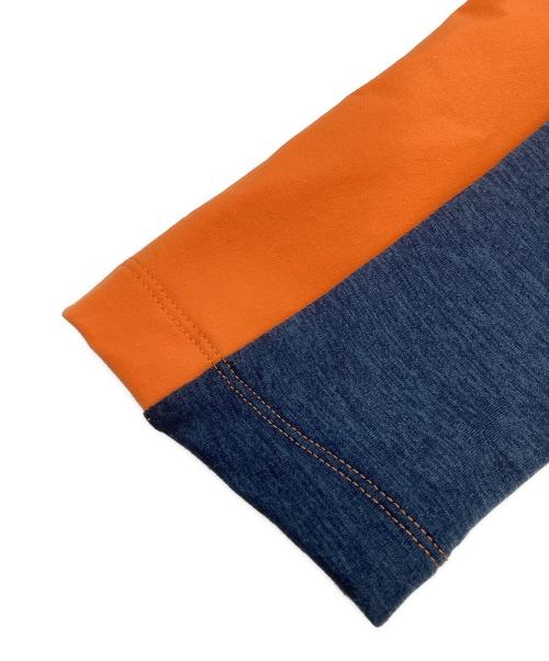 MAMMUT（マムート）MAMMUT (マムート) Eisfeld SO Hybrid Hooded Jacket ブルー×オレンジ サイズ:XLの古着・服飾アイテム