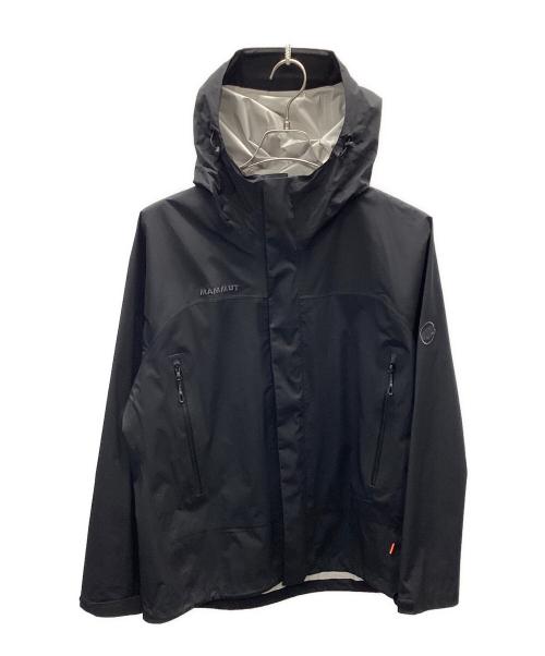 MAMMUT（マムート）MAMMUT (マムート) マイクロレイヤー ハードシェル フーデット ジャケット ブラック サイズ:Lの古着・服飾アイテム