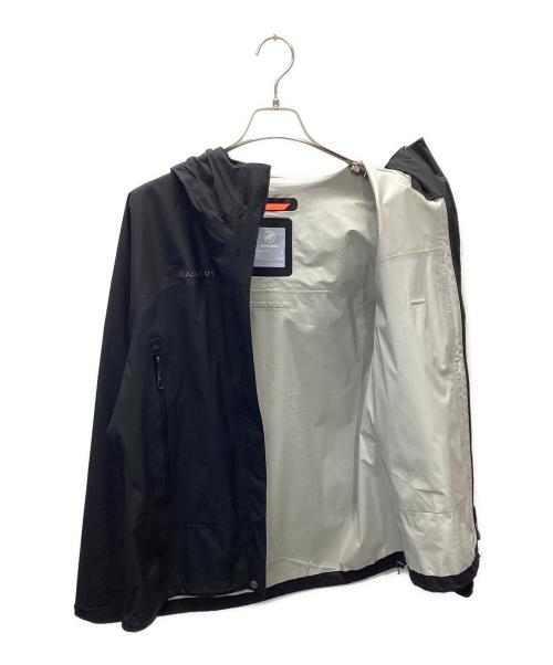 MAMMUT（マムート）MAMMUT (マムート) マイクロレイヤー ハードシェル フーデット ジャケット ブラック サイズ:Lの古着・服飾アイテム