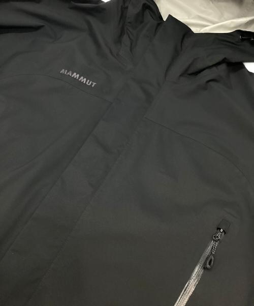 MAMMUT（マムート）MAMMUT (マムート) マイクロレイヤー ハードシェル フーデット ジャケット ブラック サイズ:Lの古着・服飾アイテム