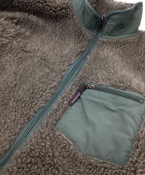 Patagonia（パタゴニア）Patagonia (パタゴニア) クラシックレトロカーディガン チャコールグレー×アスペン サイズ:Mの古着・服飾アイテム
