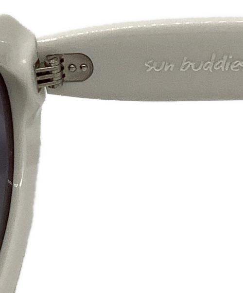 SUNBUDDIES EYEWEAR（サンバディーズ）SUNBUDDIES EYEWEAR (サンバディーズ) COUTNEY サングラス ホワイトの古着・服飾アイテム