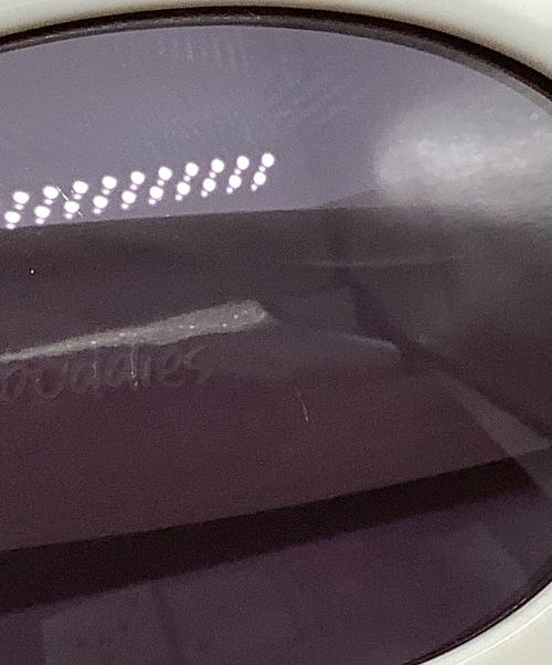 SUNBUDDIES EYEWEAR（サンバディーズ）SUNBUDDIES EYEWEAR (サンバディーズ) COUTNEY サングラス ホワイトの古着・服飾アイテム