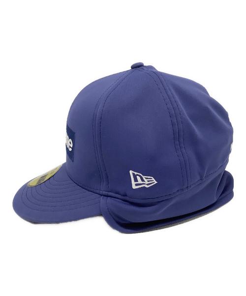 SUPREME（シュプリーム）SUPREME (シュプリーム) New Era (ニューエラ) Ear flap Box Logo ブルー サイズ:7 3/8 (58.7cm）の古着・服飾アイテム