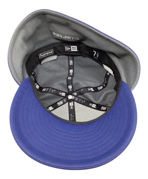 SUPREME（シュプリーム）SUPREME (シュプリーム) New Era (ニューエラ) Ear flap Box Logo ブルー サイズ:7 3/8 (58.7cm）の古着・服飾アイテム